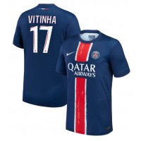 Echipament fotbal Paris Saint-Germain Vitinha #17 Tricou Acasa 2024-25 maneca scurta